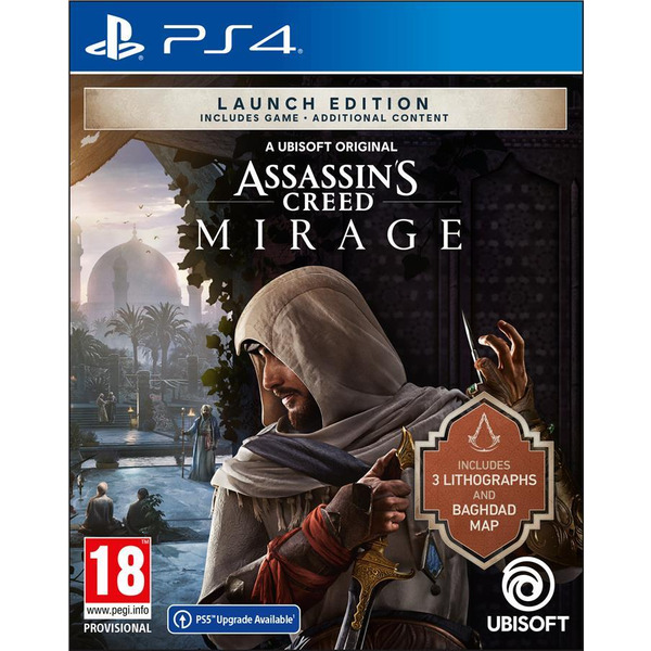 Игра Assassin`s Creed Mirage Launch Edition для Sony PlayStation 4, Russian Subtitles, Blu-ray (3307216258018)