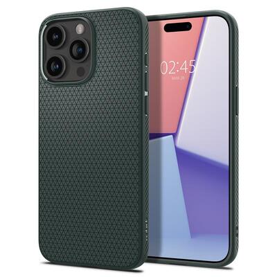 Чохол Spigen для Apple iPhone 15 Pro Max Liquid Air, Abyss Green