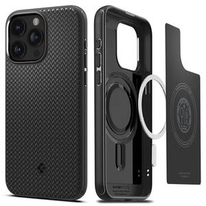 Чохол Spigen для Apple iPhone 15 Pro Max Mag Armor MagFit, Matte Black ACS06597