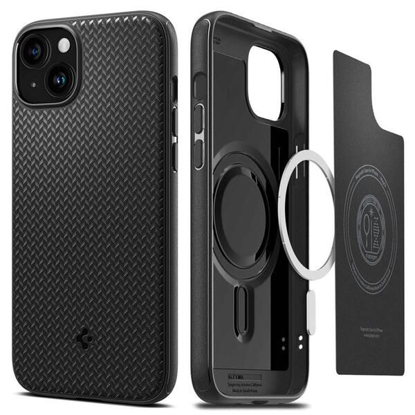 Чохол Spigen для Apple iPhone 15 Mag Armor MagFit, Matte Black ACS06815