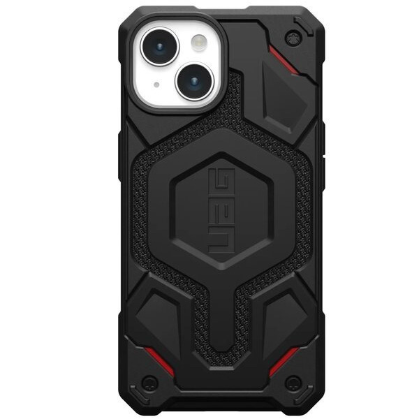 Чохол UAG для Apple iPhone 15 Monarch Pro Magsafe, Kevlar Black (114219113940)