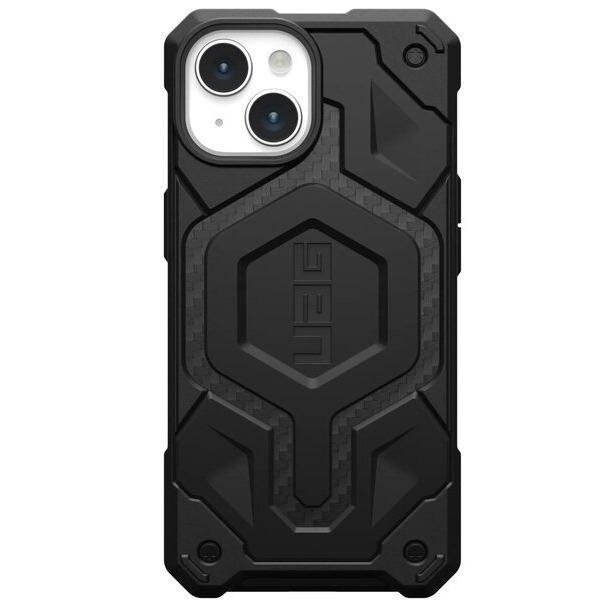 Чохол UAG для Apple iPhone 15 Plus Monarch Pro Magsafe, Carbon Fiber (114220114242)