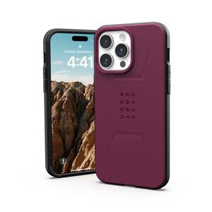Чохол UAG для Apple iPhone 15 Pro Max Civilian Magsafe, Bordeaux (114295119049)