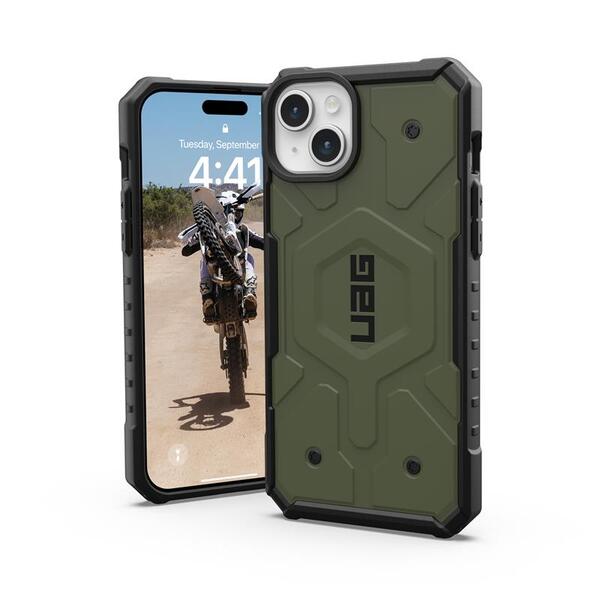 Чохол UAG для Apple iPhone 15 Plus Pathfinder Magsafe, Olive Drab (114311117272)