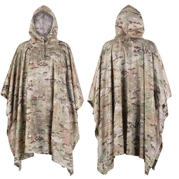Дощовик-пончо 2E полегшений, камуфляж (2E-TACTRAINCOV-T2-MC)