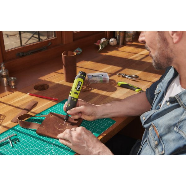 Шліфмашина пряма Ryobi RRT4-120GA15, 4В USB Lithium, 1х2Ач (5133005634)