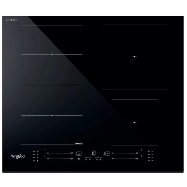 Варильна поверхня Whirlpool індукційна, 60см, розширена зона, чорний