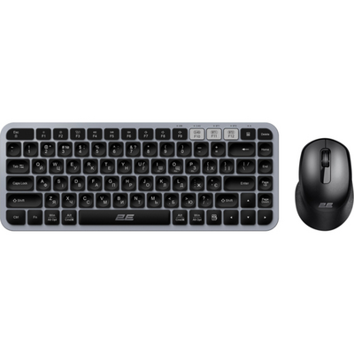 Комплект (клавиатура, мышь) беспроводной 2E MK430 Grey/Black (2E-MK430WBGR_UA)