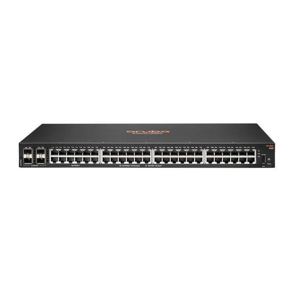 Комутатор HPE Aruba 6100, 48xGE, 4x1/10GE SFP Ports, LT Warranty