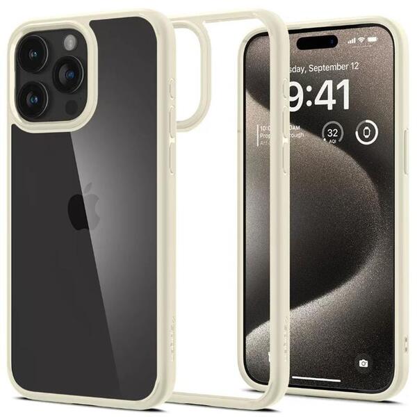 Чохол Spigen для Apple iPhone 15 Pro Max Ultra Hybrid Mute, Beige ACS06571