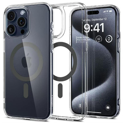 Чехол Spigen для iPhone 15 Pro Ultra Hybrid MagFit, Graphite