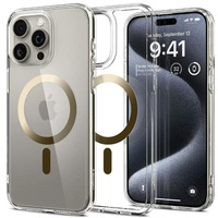 Чохол Spigen для Apple iPhone 15 Pro Ultra Hybrid MagFit, Gold
