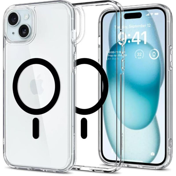 Чохол Spigen для Apple iPhone 15 Ultra Hybrid MagFit, Black