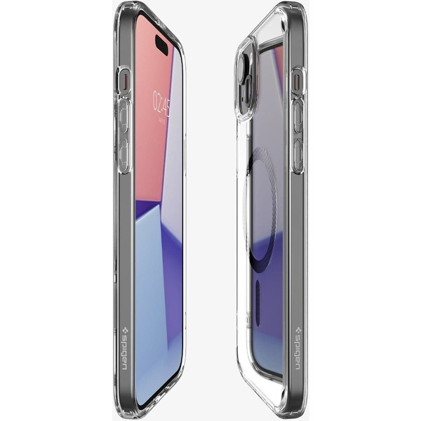 Чохол Spigen для Apple iPhone 15 Ultra Hybrid MagFit, Carbon Fiber (ACS06805)
