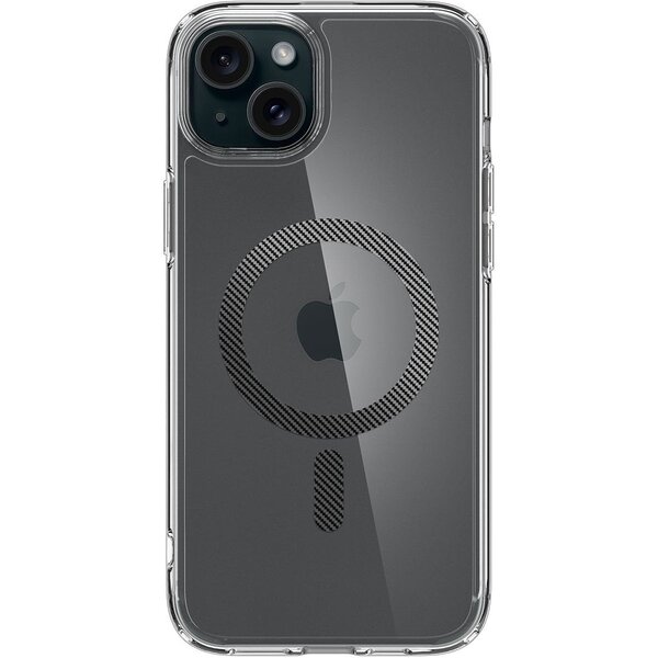 Чохол Spigen для Apple iPhone 15 Ultra Hybrid MagFit, Carbon Fiber (ACS06805)