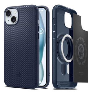Чохол Spigen для Apple iPhone 15 Mag Armor MagFit, Navy Blue ACS06816