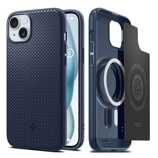Чохол Spigen для Apple iPhone 15 Mag Armor MagFit, Navy Blue ACS06816