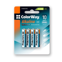 Батарейка ColorWay Alkaline Power AAA/LR03 BL 4шт