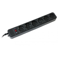 Фильтр питания Gembird Power Cube 6 розеток 1,8м (SPG6-G-6B) черный