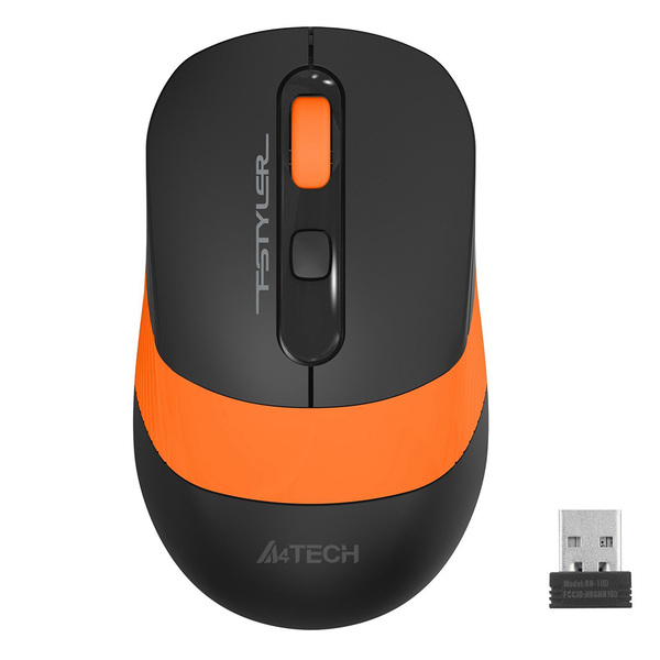 Мышь беспроводная A4Tech FG10S Orange/Black USB