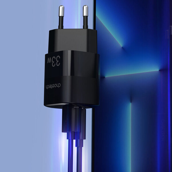 Сетевое зарядное устройство Choetech Black (PD5006-EU-BK)