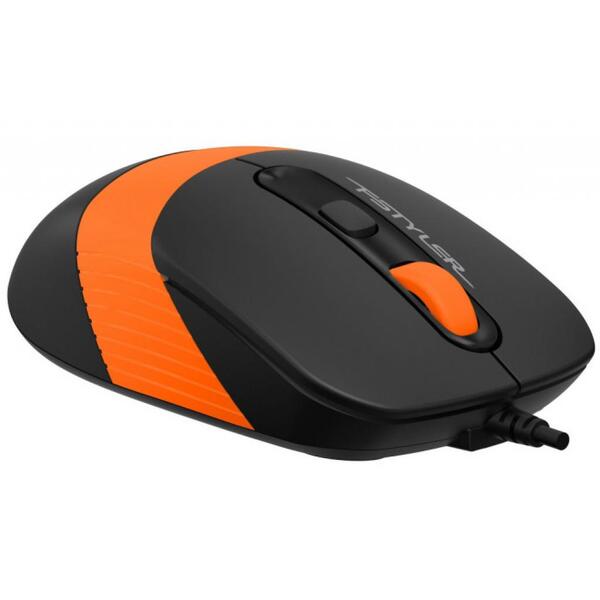 Миша A4Tech FM10S Orange/Black USB