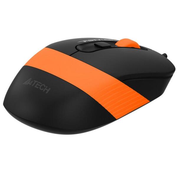 Миша A4Tech FM10S Orange/Black USB