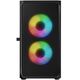 Корпус LogicConcept PORTOS MESH+GLASS ARGB fans 3x120mm BLACK без БЖ mATX