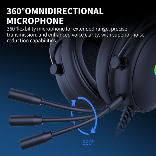 Наушники HP DHE-8005 Gaming, USB 7.1 Black