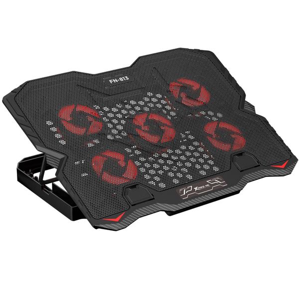 Підставка для ноутбука XTRIKE ME FN-813 5 Fan, Red Led, 2 USB-порти