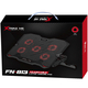 Підставка для ноутбука XTRIKE ME FN-813 5 Fan, Red Led, 2 USB-порти