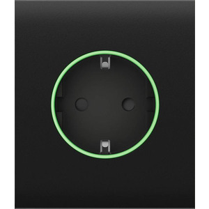 Центральна панель для вбудованої розетки Ajax CenterCover for Outlet smart, Jeweler, бездротова, чорний