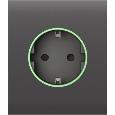 Центральна панель для вбудованої розетки Ajax CenterCover for Outlet smart, Jeweler, бездротова, grey