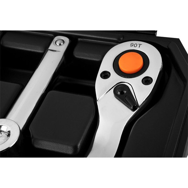 Набір торцевих головок Neo Tools, 58шт, 1/2", CrV, кейс (10-042)