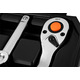 Набор инструмента Neo Tools, Набор торцевых головок, 58шт, 1/2", CrV, кейс