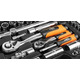 Набір інструментів Neo Tools 108шт, 1/2", 1/4", CrV, кейс (10-212)