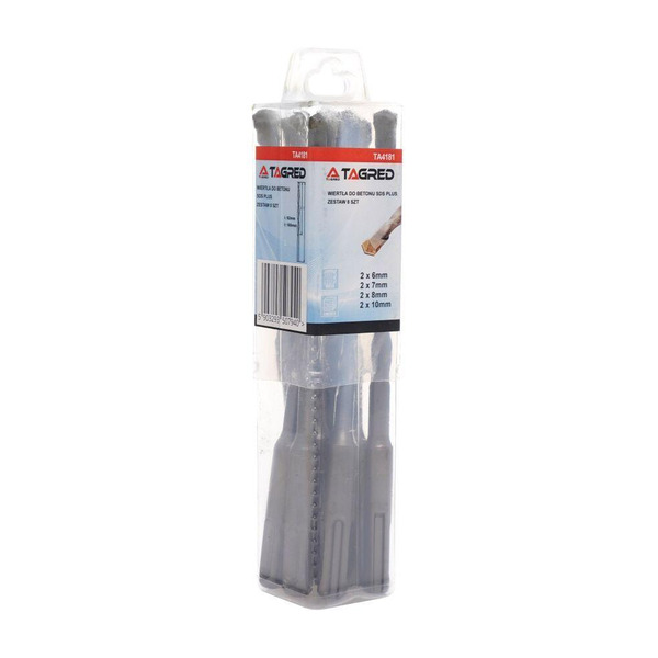 Набор сверл по бетону TAGRED TA4181, 8 шт.
