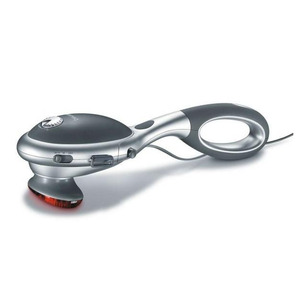 Масажер Beurer для тела, от сети , 2 насадки, 2 режима, инфракрасные лучи, сьемная ручка, вес - 0,992кг, серый