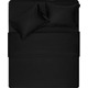 Пододеяльник Ardesto Mix&Match, 160х220см, 100% хлопок, сатин,  черный