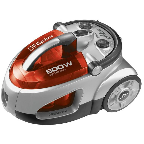 Пилосос Sencor контейнерний Alto, 800Вт, конт пил -1,5л, НЕРА, червоно-сірий