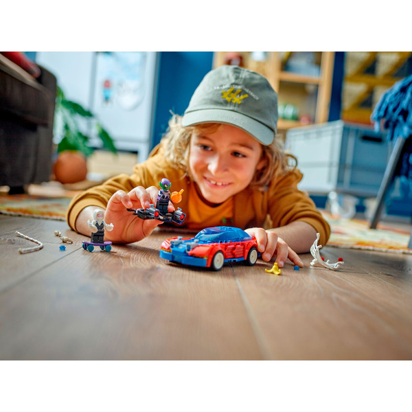 LEGO Super Heroes Marvel Автомобіль для перегонів Людини-Павука і Зелений Гоблін: битва з отрутою Венома (76279)