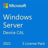Примірник ПЗ Windows Server 2022 CAL 5 Device рос, ОЕМ без носія