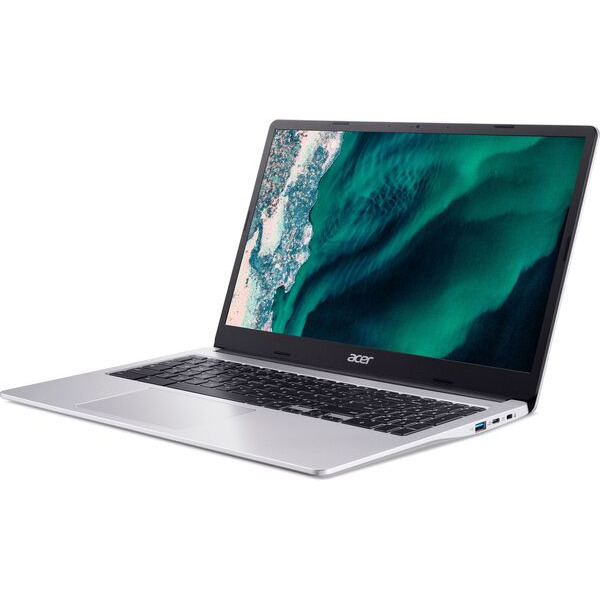Ноутбук Acer Chromebook CB315-4HT 15" FHD IPS Touch, Intel C N4500, 4GB, F128GB, UMA, ChromeOS, сріблястий