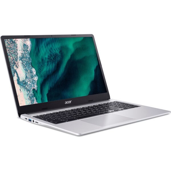 Ноутбук Acer Chromebook CB315-4HT 15" FHD IPS Touch, Intel C N4500, 4GB, F128GB, UMA, ChromeOS, сріблястий