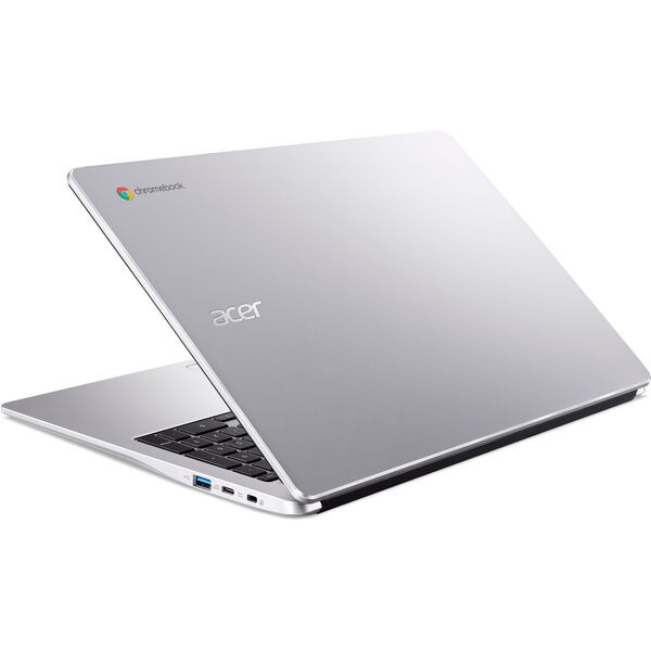 Ноутбук Acer Chromebook CB315-4HT 15" FHD IPS Touch, Intel C N4500, 4GB, F128GB, UMA, ChromeOS, сріблястий