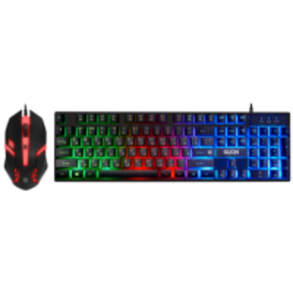 Комплект (клавіатура, миша) Defender Glion C-123 UA Black (45122)