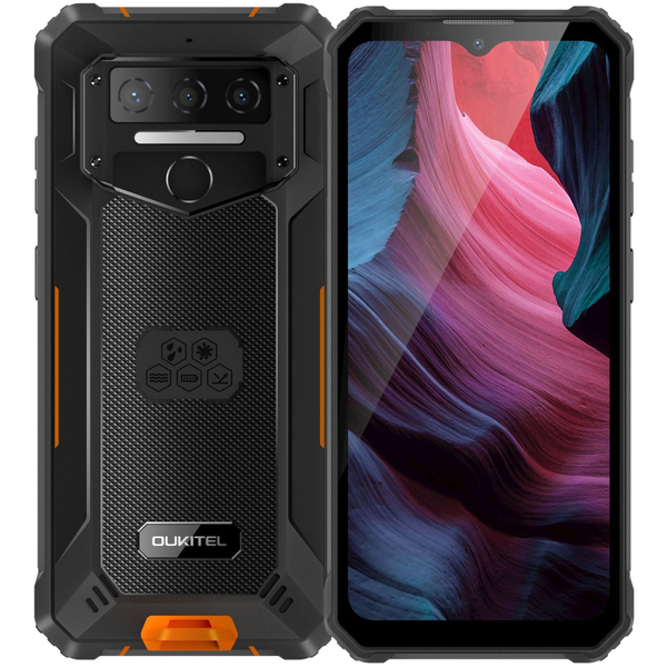 Смартфон Oukitel wp23 pro 6.52HD+ / 8GB/128GB / T606 /10600mAh /13+5Мп/ IP69K /NFC Orange