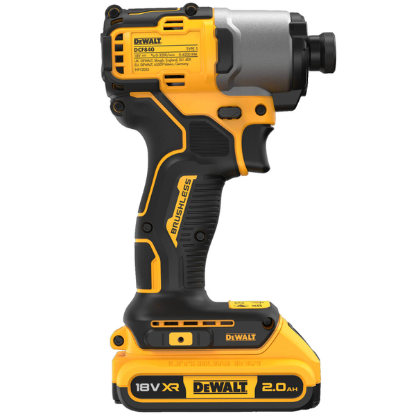 Шуруповерт ударний акумуляторний безщітковий DeWALT DCF840D2T