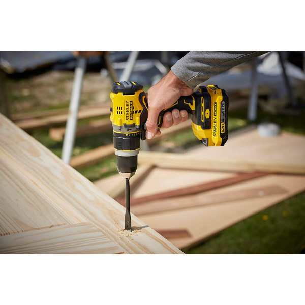 Дрель-шуруповерт ударная аккумуляторная бесщёточная STANLEY FATMAX SFMCD721D2K