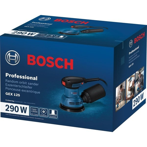 Шліфмашина ексцентрикова Bosch GEX 125 (0.601.3A8.020)